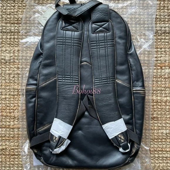 NEW Free People West End Leather Backpack Backpacks display picture 2